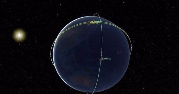 Noor-2, and Noor-3 satellites meet in space over the Indian Ocean